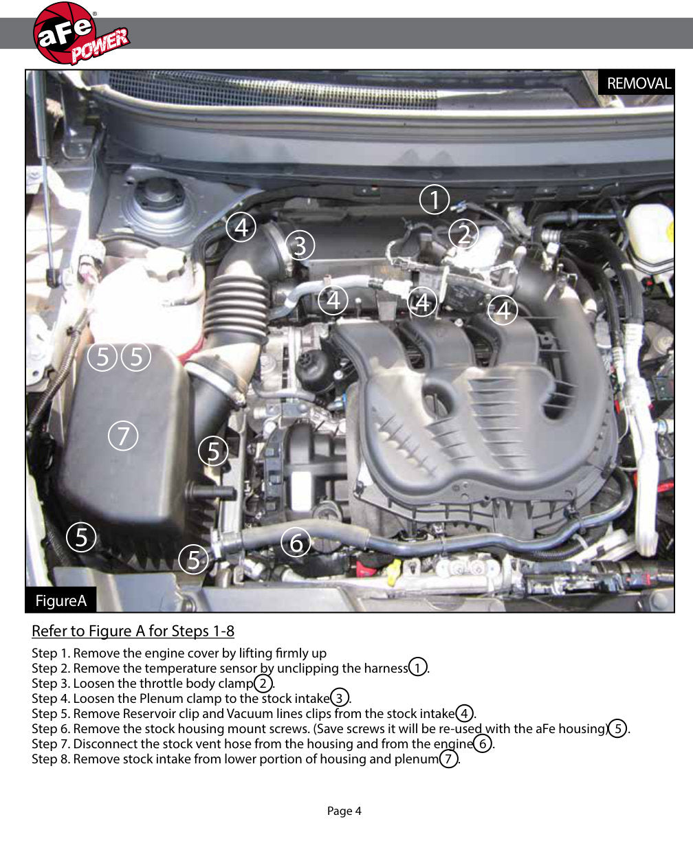 aFe MagnumFORCE Intake Stage-2 Pro DRY S 2014 Jeep Cherokee V6 3.2L