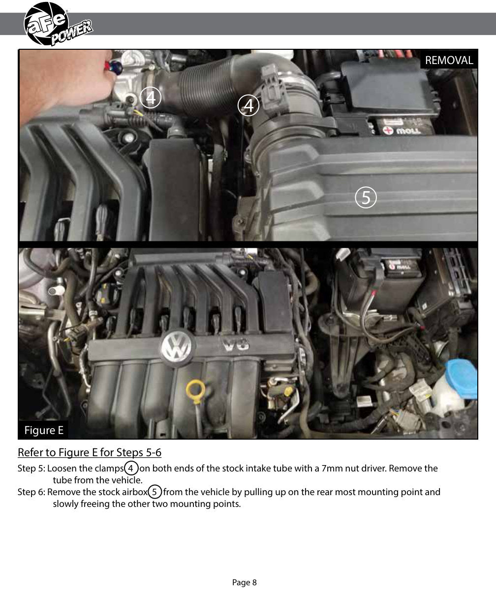 aFe Momentum GT Pro DRY S Air Intake System 2018 Volkswagen Atlas V6-3.6L