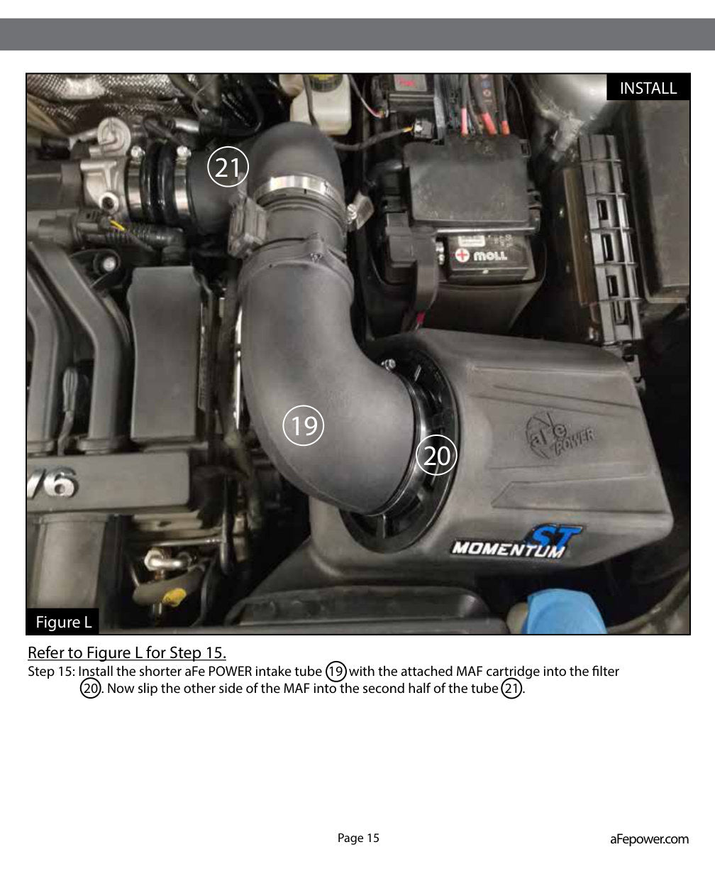 aFe Momentum GT Pro DRY S Air Intake System 2018 Volkswagen Atlas V6-3.6L