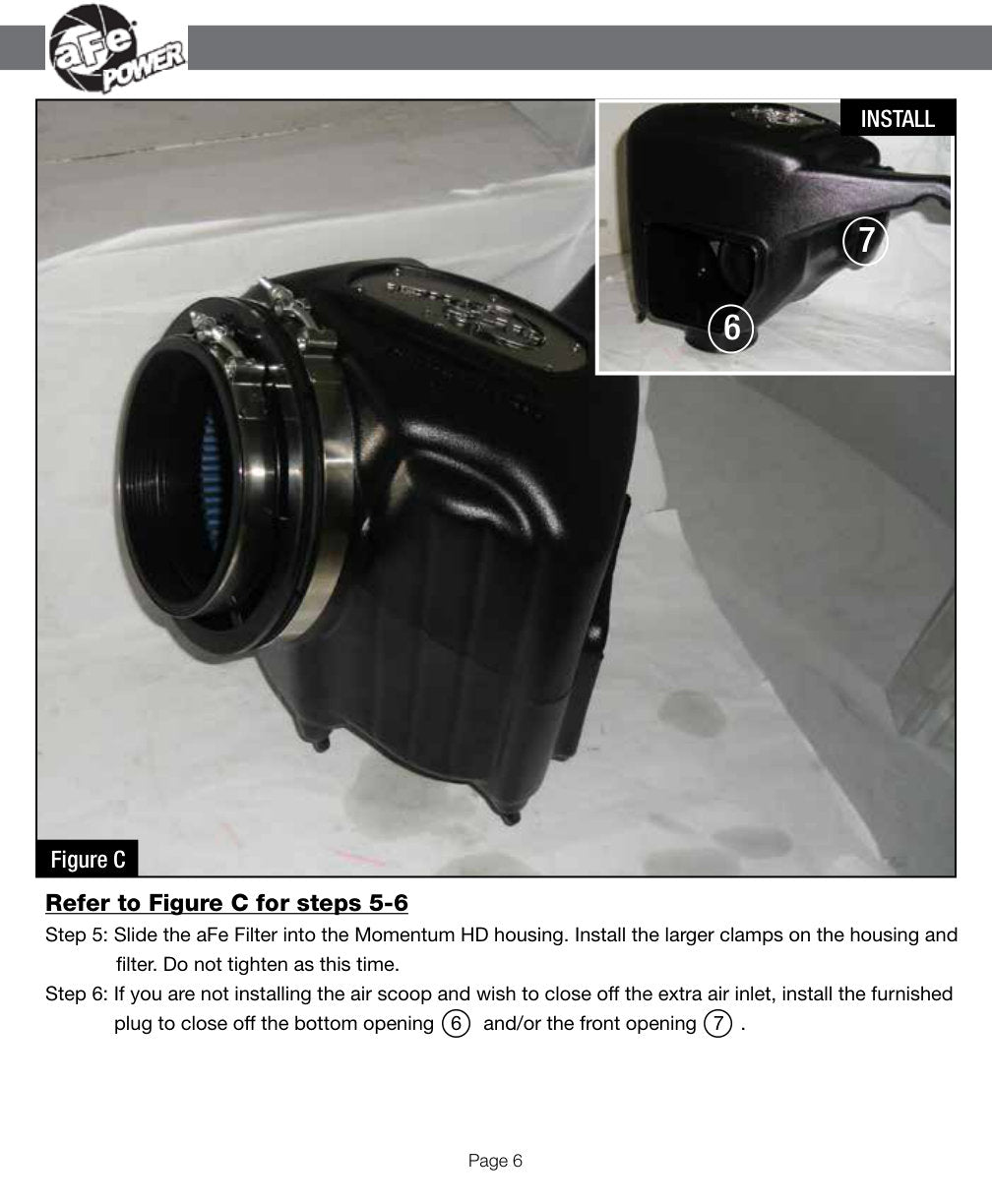 aFe Momentum HD PRO Dry S Stage-2 Si Intake Dodge Diesel Trucks 07.5-09 L6-6.7L (See afe51-72003-E)