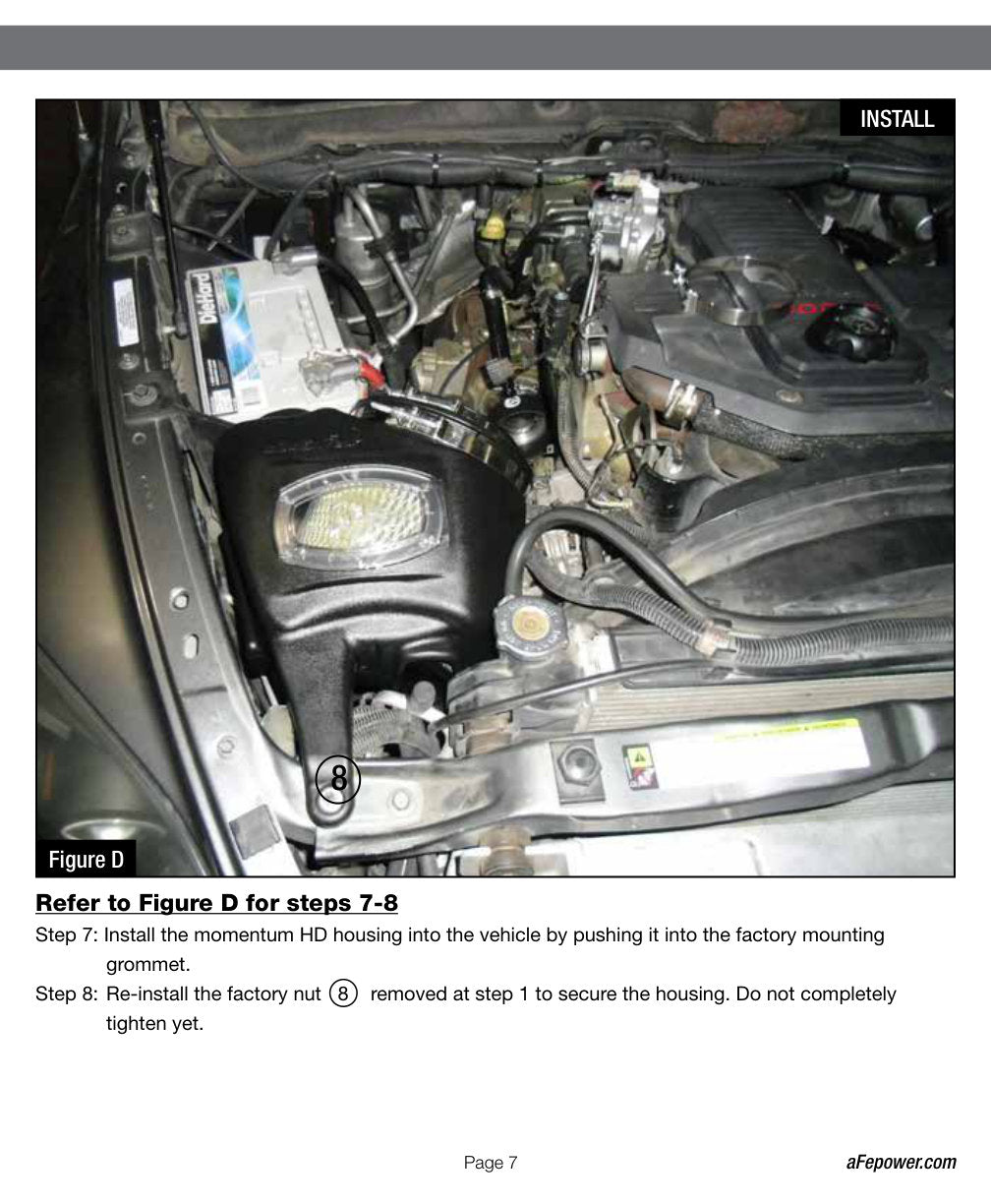aFe Momentum HD PRO Dry S Stage-2 Si Intake Dodge Diesel Trucks 07.5-09 L6-6.7L (See afe51-72003-E)