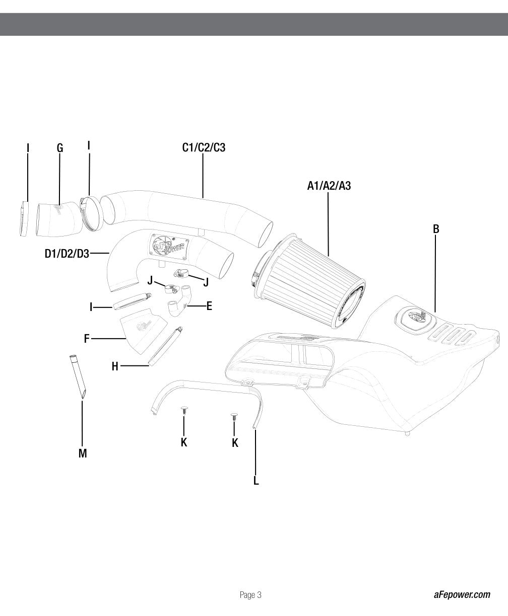 aFe POWER Momentum XP Pro Dry S Intake System 2017 Ford F-150 Raptor V6-3.5L (tt) EcoBoost