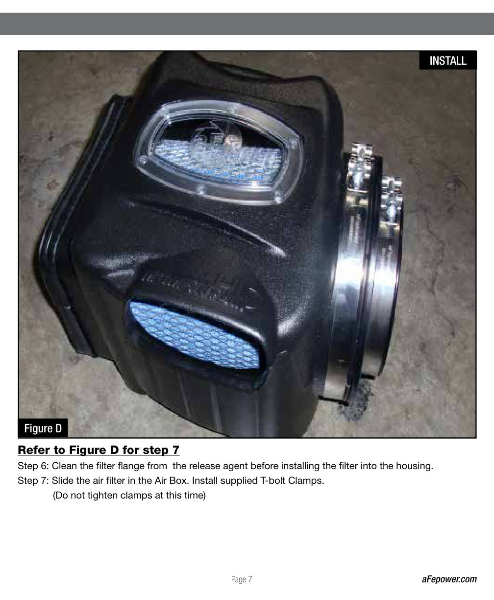 aFe Momentum HD PRO Dry S Stage-2 Si Intake 01-04 GM Diesel Trucks V8-6.6L LB7 (See afe51-74001-E)