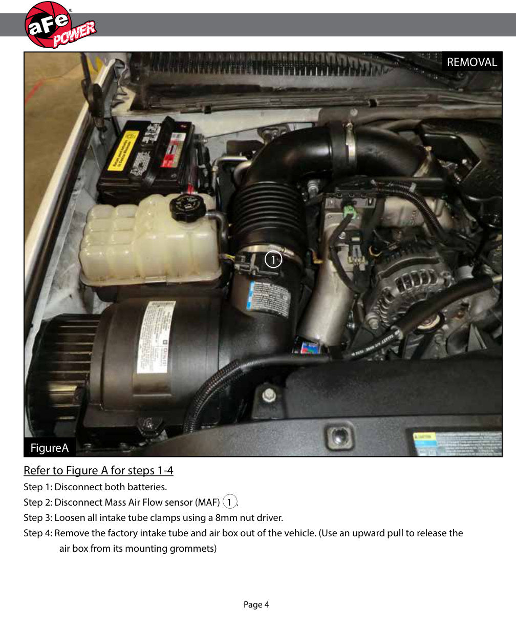 aFe Momentum HD PRO DRY S Stage-2 SI Intake System GM Diesel Trucks 06-07 V8-6.6L (See 51-74003-E)