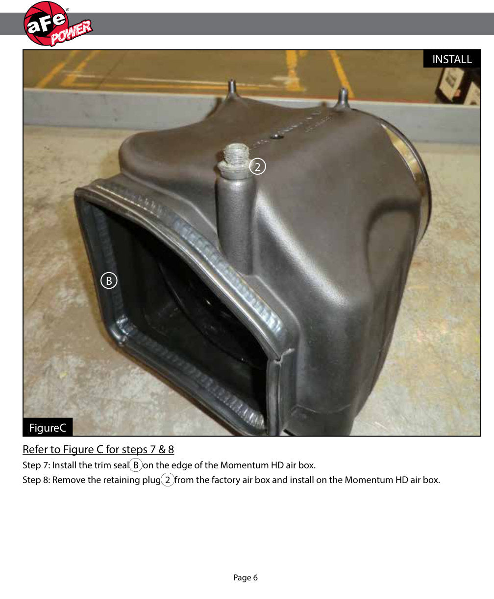 aFe Momentum HD PRO DRY S Stage-2 SI Intake System GM Diesel Trucks 06-07 V8-6.6L (See 51-74003-E)