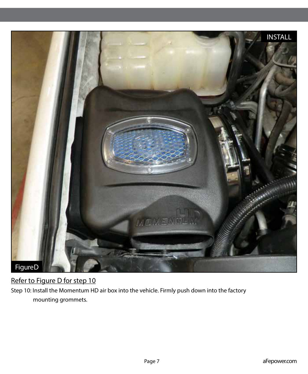 aFe Momentum HD PRO DRY S Stage-2 SI Intake System GM Diesel Trucks 06-07 V8-6.6L (See 51-74003-E)