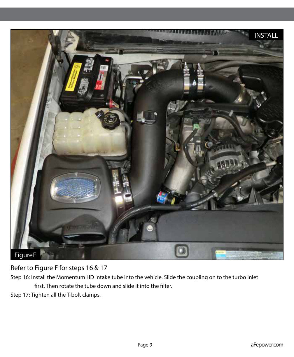 aFe Momentum HD PRO DRY S Stage-2 SI Intake System GM Diesel Trucks 06-07 V8-6.6L (See 51-74003-E)