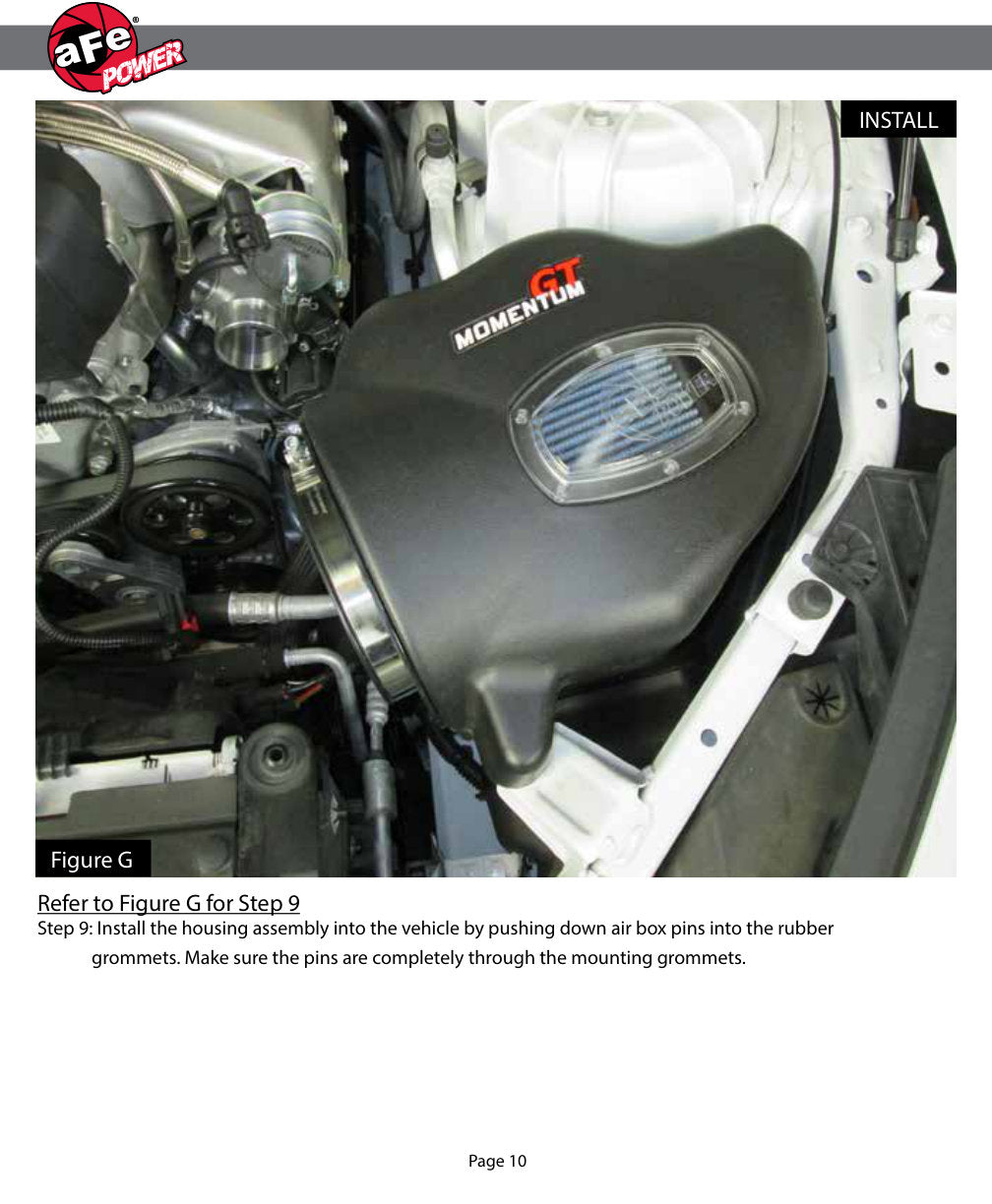 aFe Momentum GT Pro DRY S Intake System Chevrolet Camaro 16-17 I4 2.0L (t)