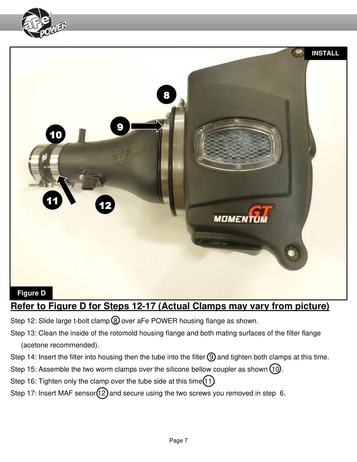 aFe Momentum Sealed Intake Nissan Armada 17-24/ Patrol 10-24 (Y62)/Infiniti QX80 14-24/ QX56 11-13
