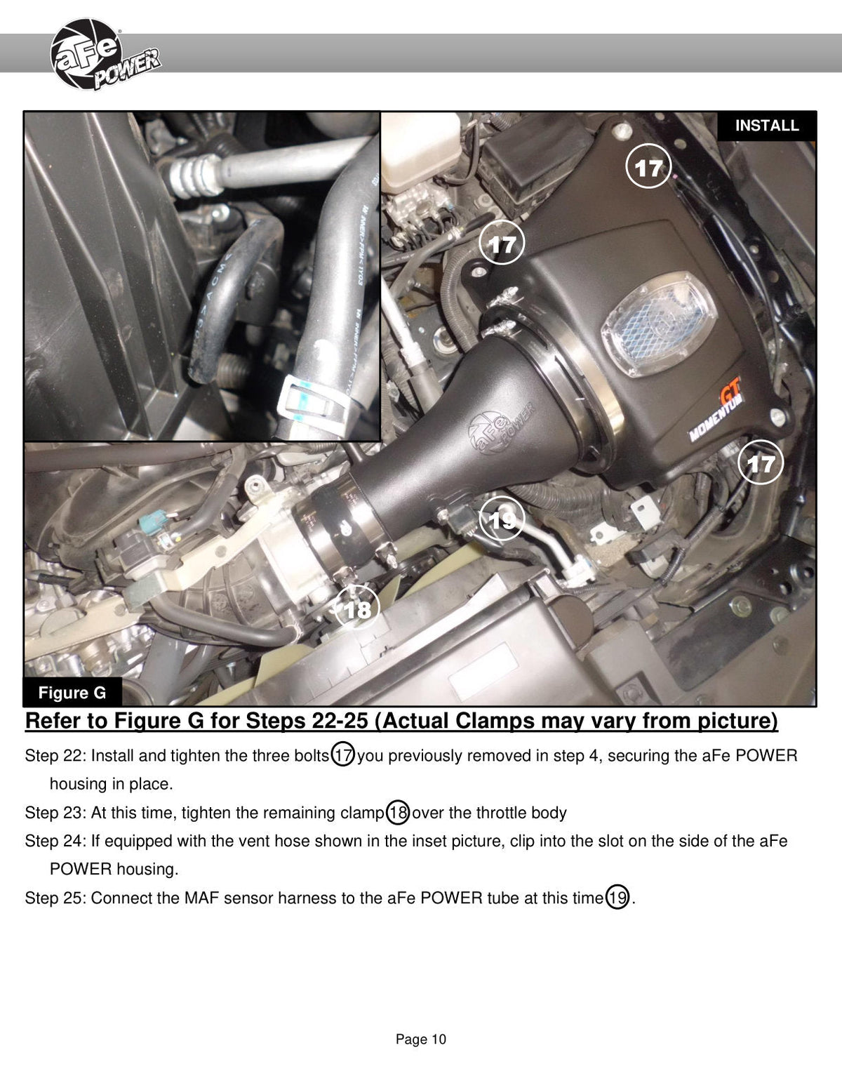 aFe Momentum Sealed Intake Nissan Armada 17-24/ Patrol 10-24 (Y62)/Infiniti QX80 14-24/ QX56 11-13