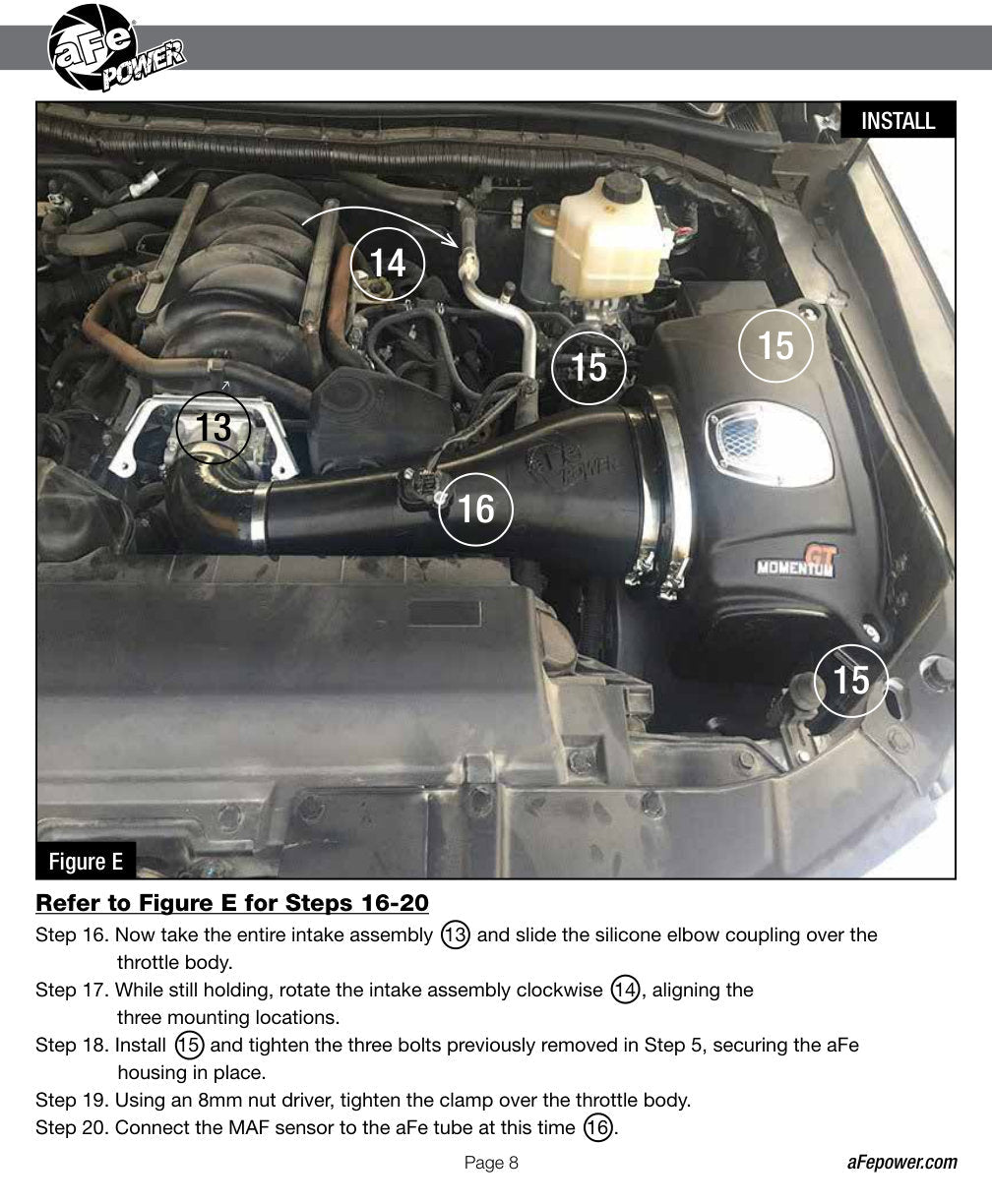 aFe Momentum GT PRO DRY S Stage-2 Intake System 10-15 Nissan Patrol 5.6L V8