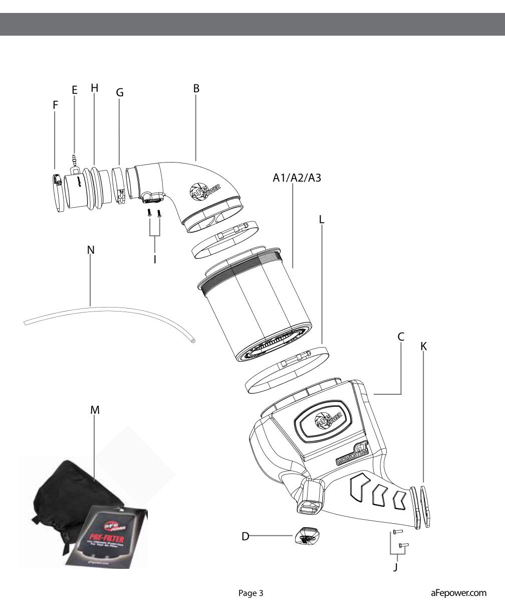 aFe POWER Momentum GT Pro Dry S Cold Air Intake 2017 Nissan Patrol (Y61) I6-4.8L