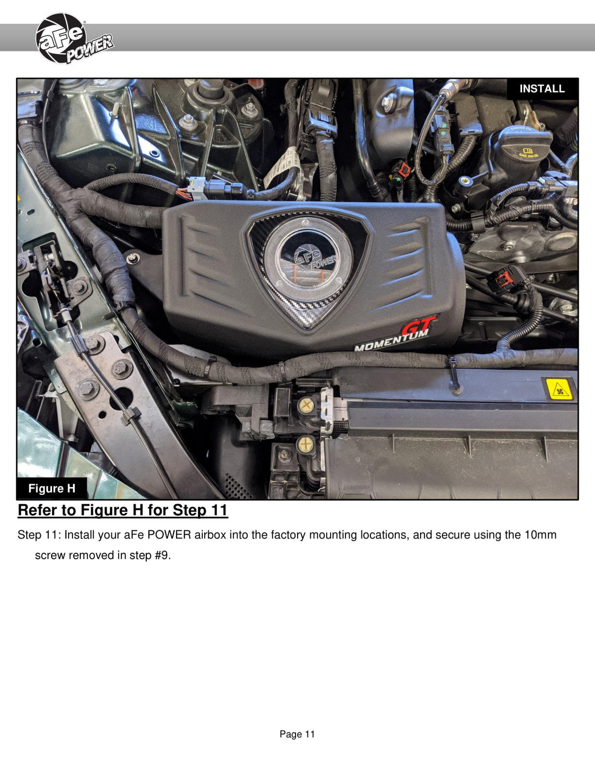 aFe POWER Momentum GT Pro Dry S Intake System 17-21 Alfa Romeo Giulia L4-2.0L (t)