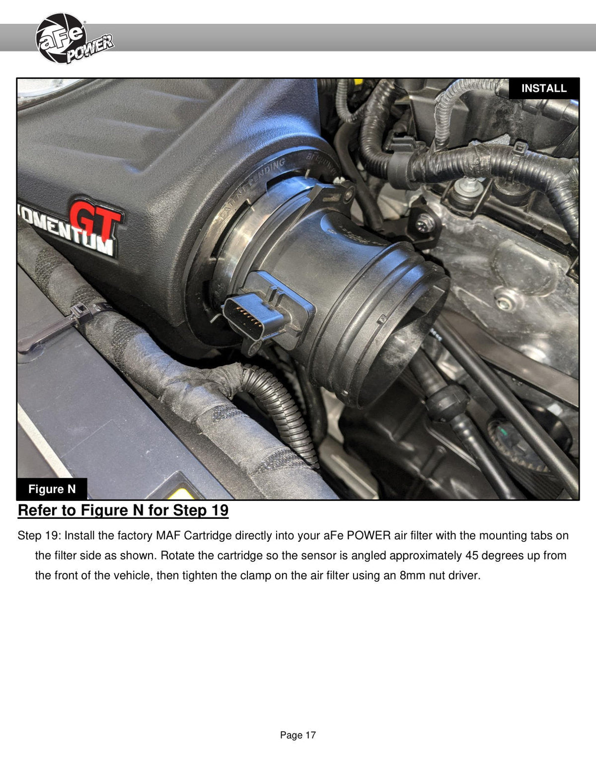 aFe POWER Momentum GT Pro Dry S Intake System 17-21 Alfa Romeo Giulia L4-2.0L (t)