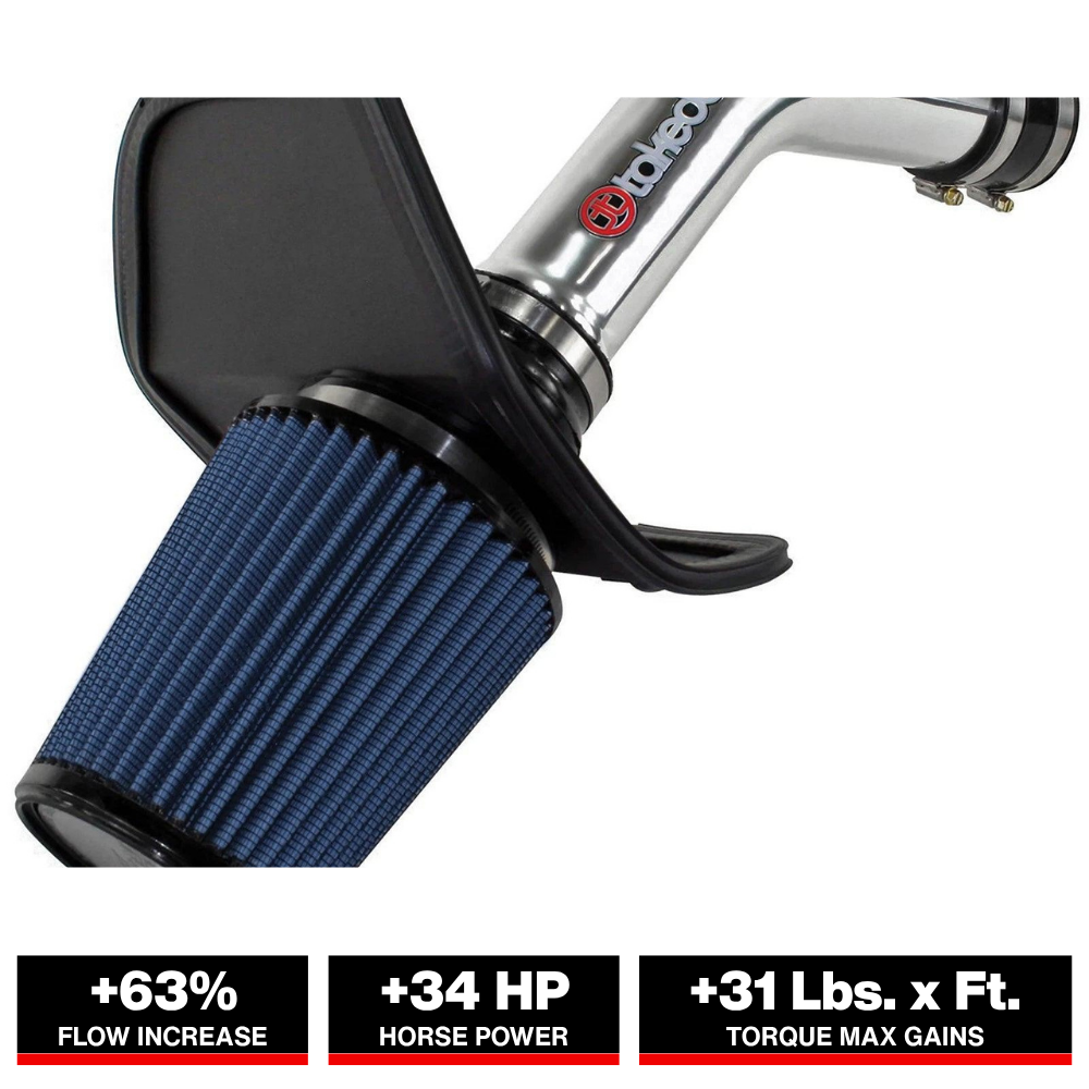 aFe Takeda Intakes Stage-2 PDS AIS PDS Subaru WRX/STI 08-12 H4-2.5L (t) (pol)