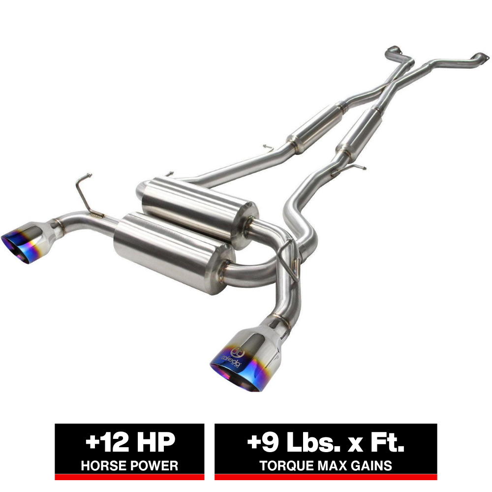 aFe Takeda 2-1/2in 304SS Cat-Back Exhaust Infiniti G37 08-13/Q60 14-15 V6-3.7 w/ Carbon Fiber Tips