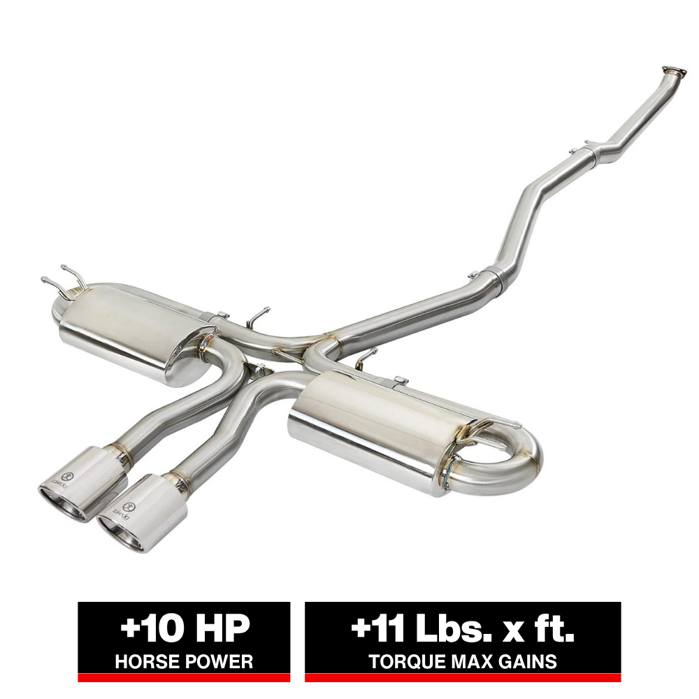 aFe Takeda 3in 304 SS Cat-Back Exhaust System w/ Blue Tips 2017+ Honda Civic Si 4Dr I4 1.5L (t)