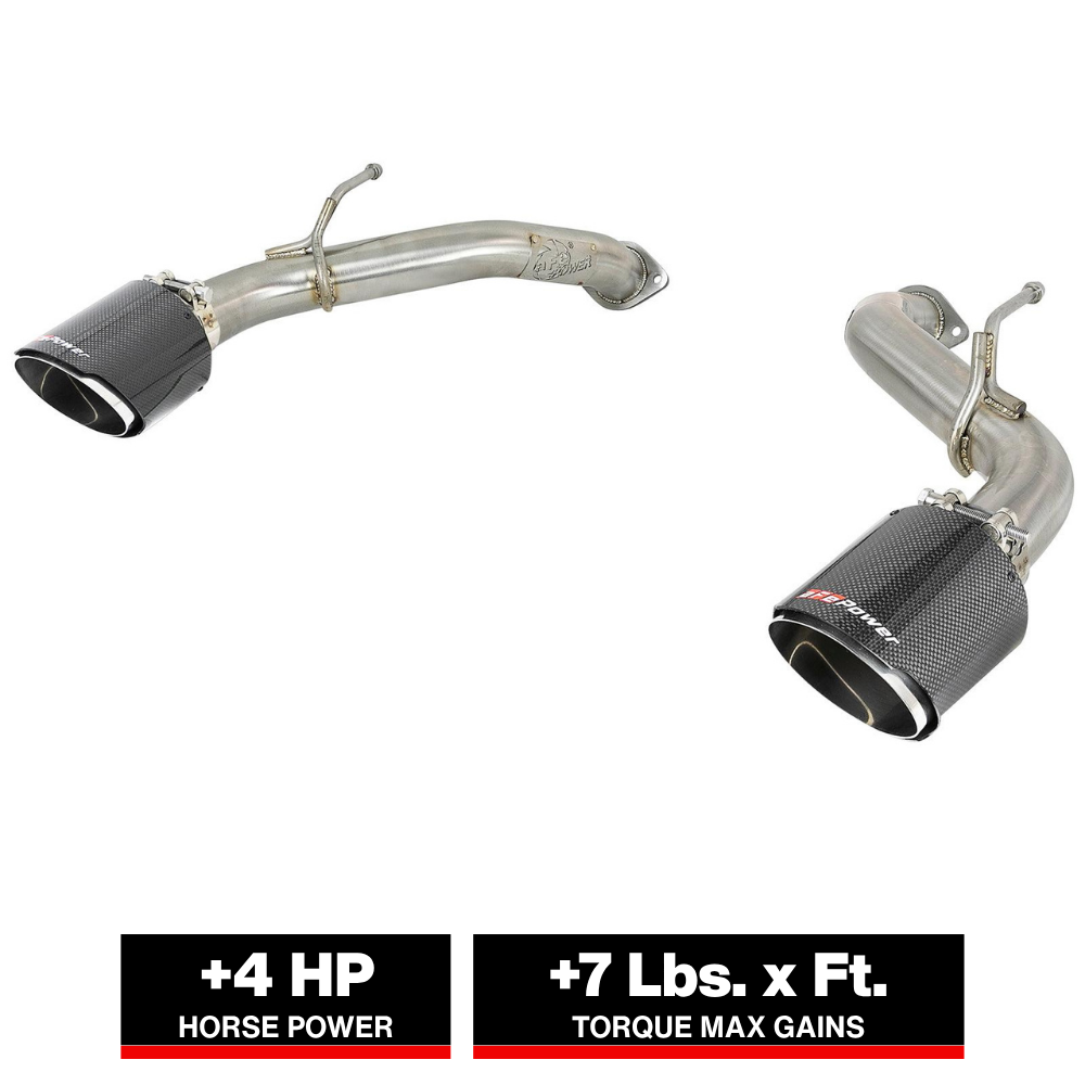 aFe Takeda 2.5in 304 SS Axle-Back Exhaust w/ Polished Tips 16-18 Infiniti Q50 V6-3.0L (tt)