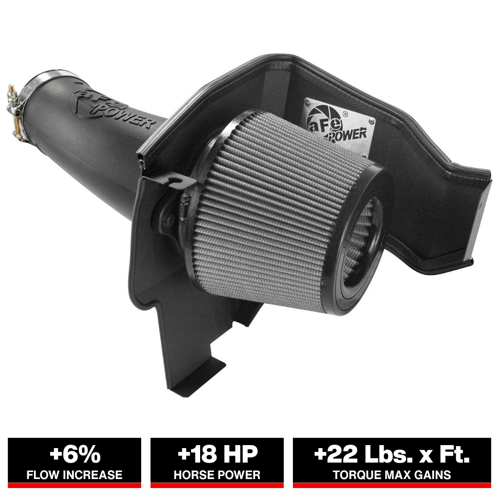 aFe MagnumFORCE Intake Stage-2 Pro DRY S 11-12 Dodge Challenger/Charger/Chrysler 300, SRT8 V8 6.4L