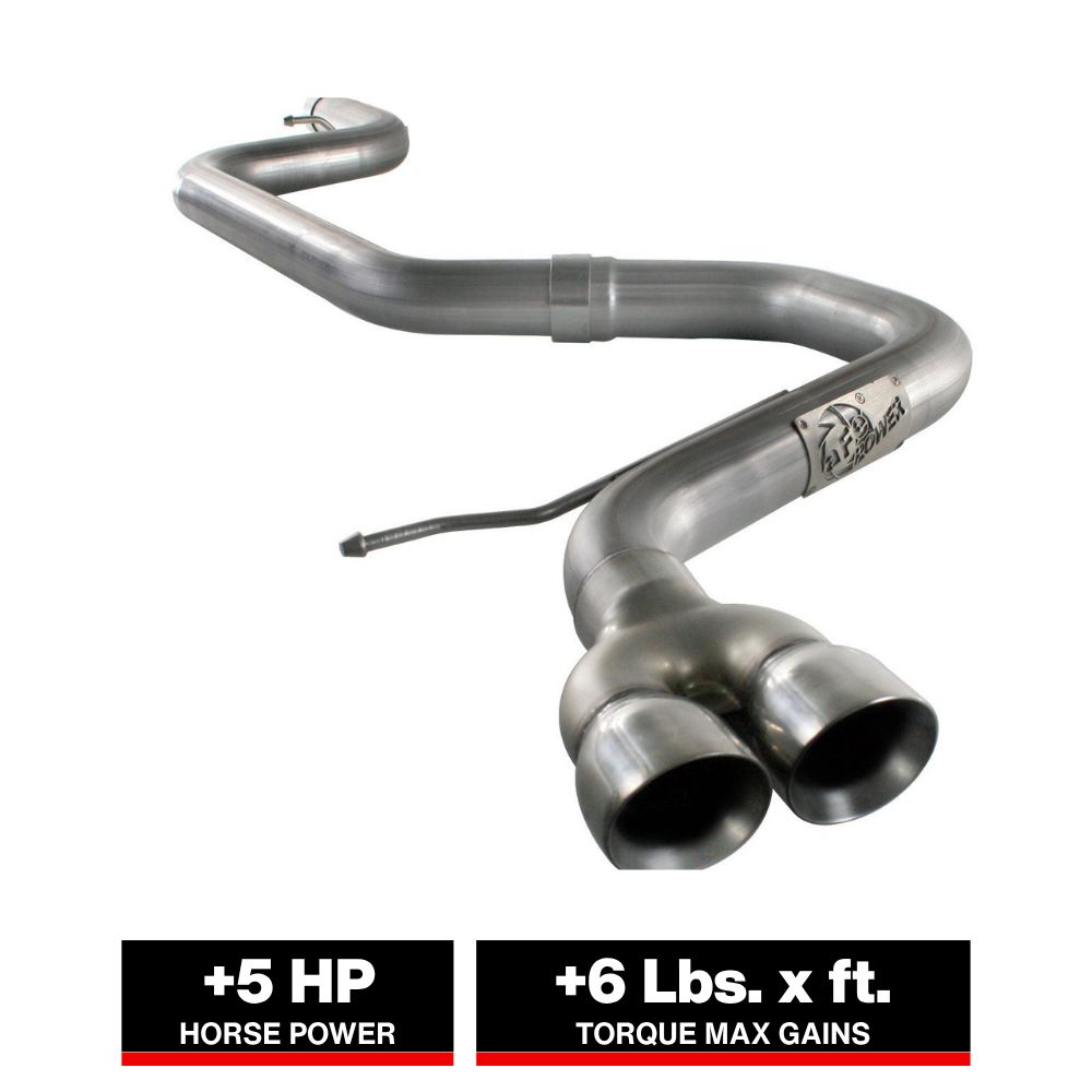 aFe MACHForce XP Exhausts Cat-Back SS-409 EXH CB Volkswagen Golf TDI 11-12 L4-2.0L