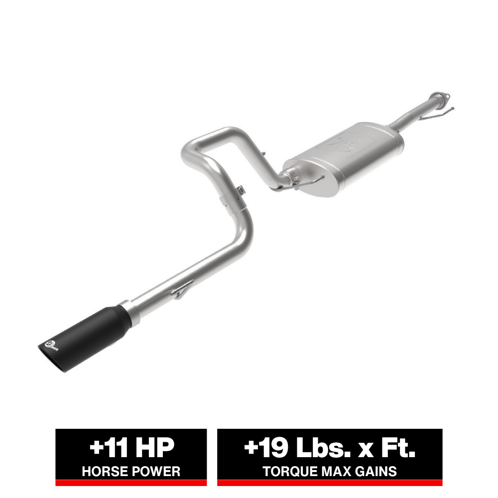 aFe MACH Force XP 2.5in 304-SS Exhaust Cat-Back w/ Black Tip 10-19 Toyota 4Runner V6-4.0L