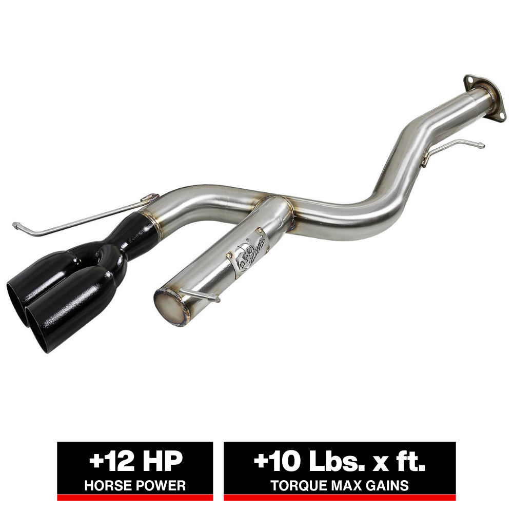 aFe MACH Force XP 08-13 BMW 135i L6-2.0L N54/N55 3in. 304 SS Axle-Back Exhaust w/Black Tips