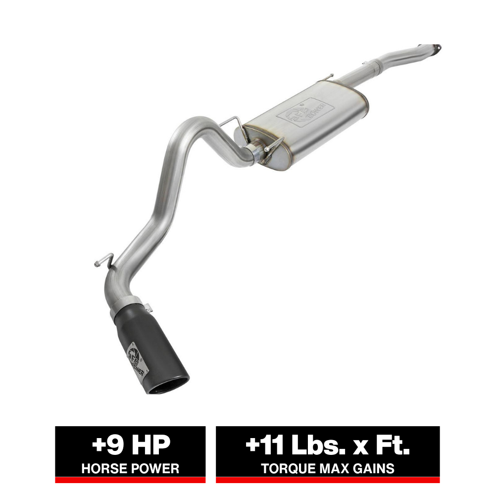 aFe MACHForce XP Cat-Back SS w/Black Tips 16 Toyota Tacoma V6-3.5L