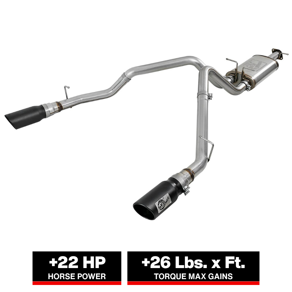 aFe MACH Force-Xp 3in 409 SS Cat-Back Exhaust 2019 RAM 1500 V8-5.7L w/ Black Tip