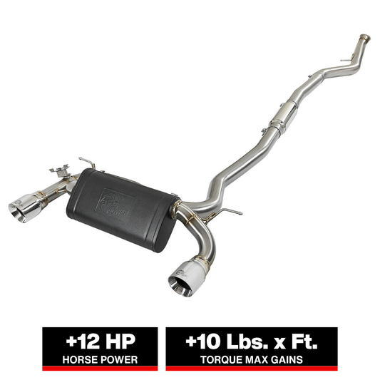 aFe MACH Force-Xp 3in SS Cat-Back Exhaust | BMW 335i (12-15) (F30) (49-36340-P)