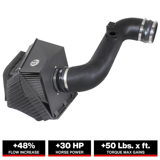 aFe Magnum FORCE Stage-2 Pro DRY S Intake System 11-15 GM Diesel Trucks V8 6.6L (td) LML