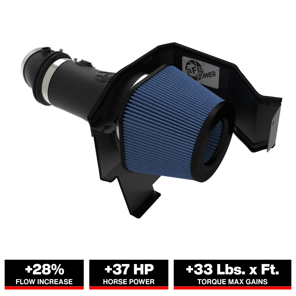 aFe 17-18 Dodge Challenger/Charger Magnum FORCE Stage-2XP Cold Air Intake System w/Pro DRY S- Black