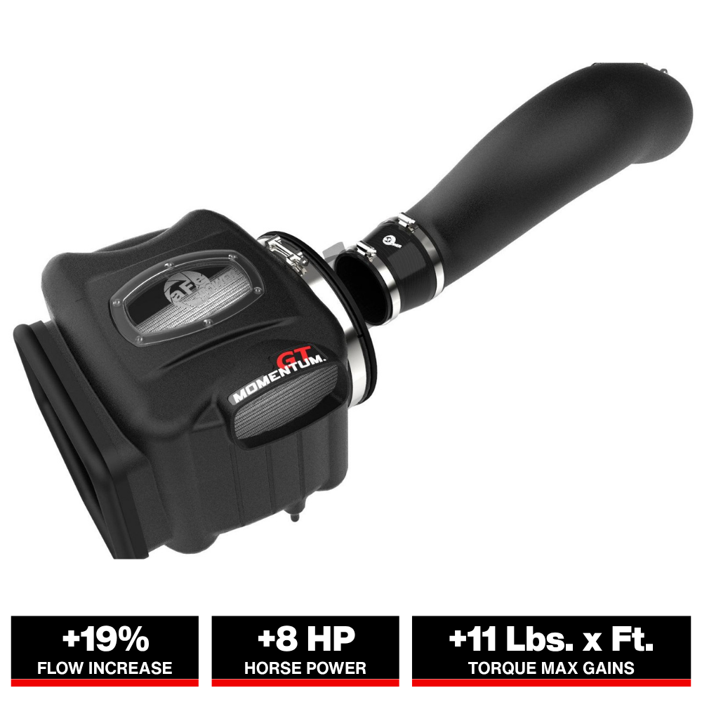 aFe Momentum GT Stage-2 Si Pro DRY S Intake System GM Trucks/SUVs V8 4.8L/5.3L/6.0L/6.2L (GMT900) El