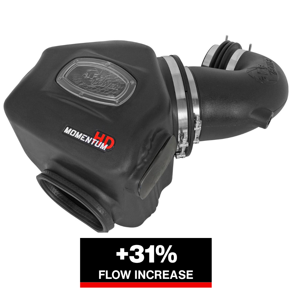 aFe Momentum HD Cold Air Intake System w/ Pro DRY S Filter Dodge Diesel Trucks 94-02 L6-5.9L (td)