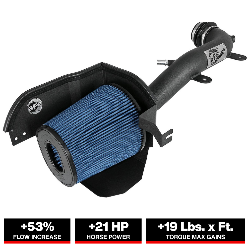 aFe Magnum FORCE Stage-2 XP Pro 5R Cold Air Intake System 2018+ Jeep Wrangler (JL) V6 3.6L