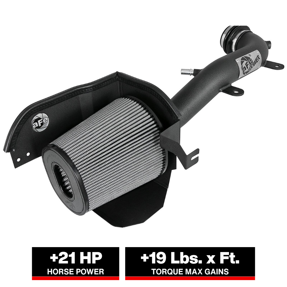 aFe Magnum FORCE Stage-2 XP Pro DRY S Cold Air Intake System 2018+ Jeep Wrangler (JL) V6 3.6L