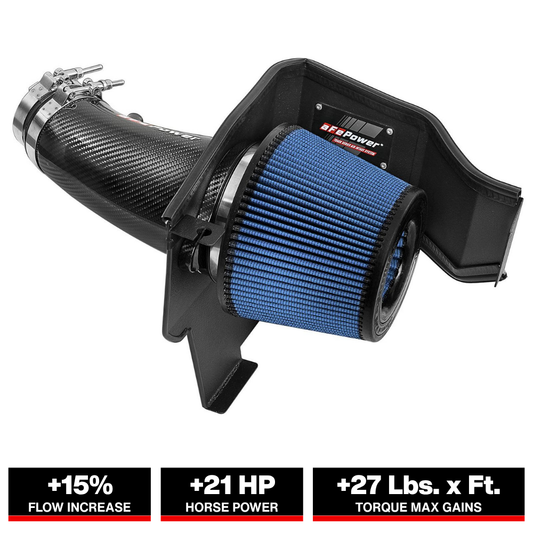 aFe MagnumFORCE Carbon Fiber Intake Stage-2 Pro 5R 11-17 Dodge Challenger/Charger SRT-8 V8 6.4L