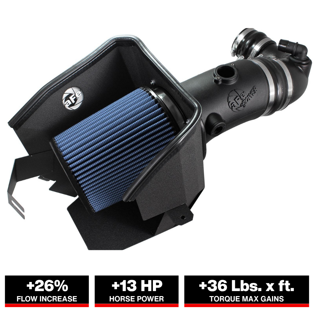aFe MagnumFORCE Stage-2 Pro 5R Air Intake System Ford Diesel Trucks 08-10 V8-6.4L (td)