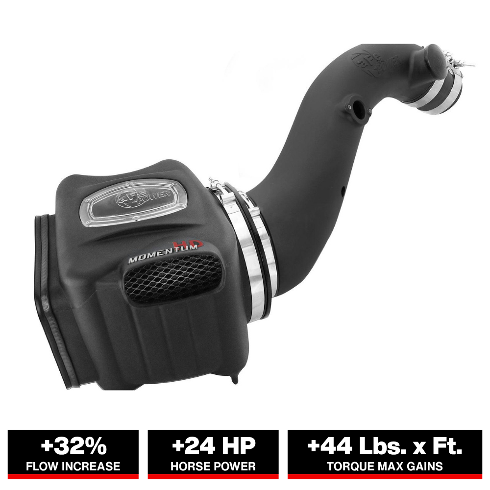 aFe Momentum HD PRO Dry S Stage-2 Si Intake 01-04 GM Diesel Trucks V8-6.6L LB7 (See afe51-74001-E)