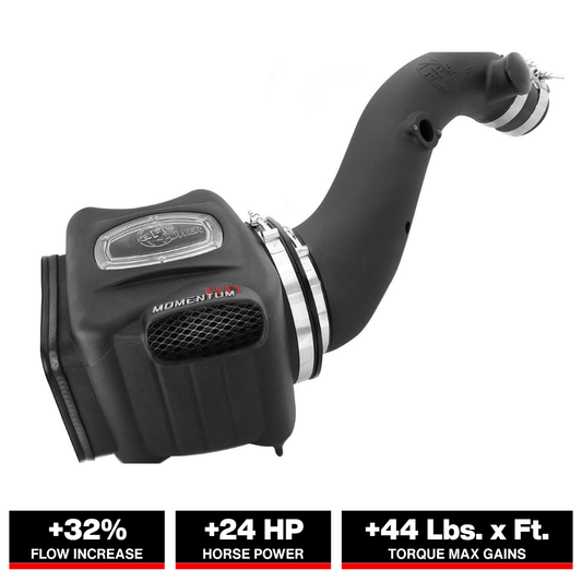 aFe Momentum HD PRO Dry S Stage-2 Si Intake 01-04 GM Diesel Trucks V8-6.6L LB7 (See afe51-74001-E)