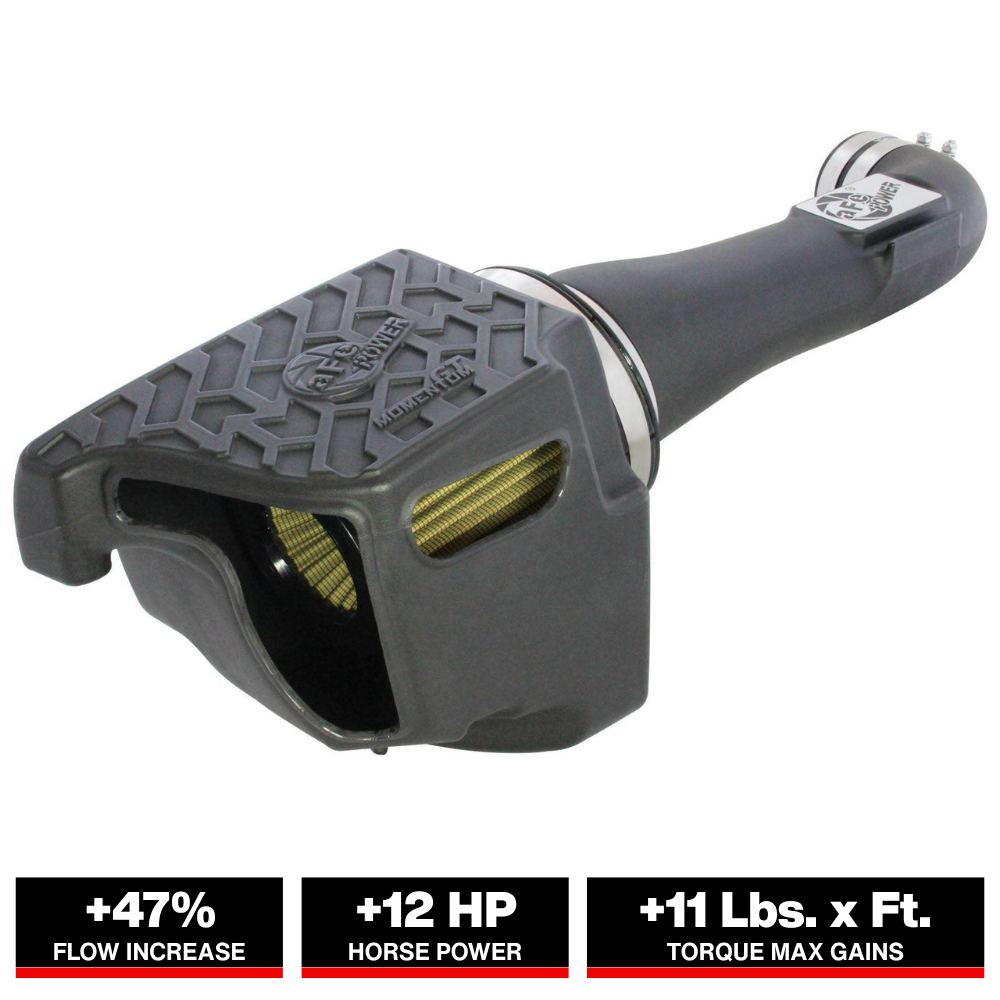 aFe Momentum GT PRO GUARD7 Cold Air Intake System 12-18 Jeep Wrangler (JK) V6 3.6L