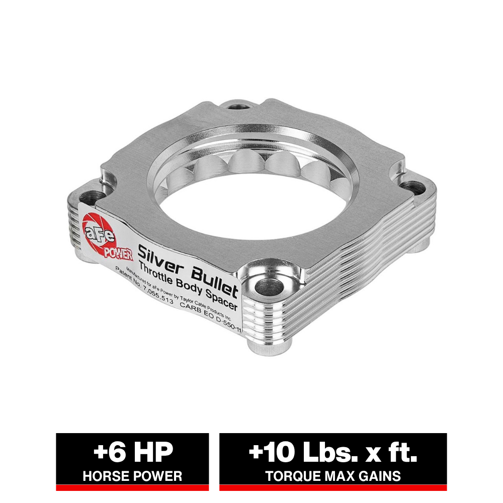 aFe Silver Bullet Throttle Body Spacer 12-15 BMW 328i (F30) L4-2.0L N20/N26