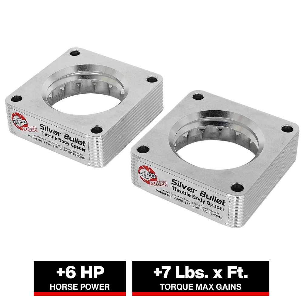 aFe Silver Bullet Throttle Body Spacer 09-18 Nissan 370Z V6-3.7L (VQ37VHR)