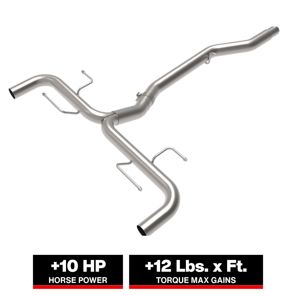 aFe 17-21 Alfa Romeo Giulia L4-2.0L (t) Mach Force-Xp 2in to 2-1/2in 304SS Axle-Back Exhaust