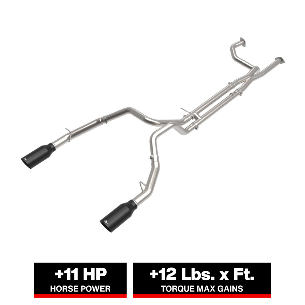 aFe Vulcan Series 3in 304SS Cat-Back Exhaust 21+ Ram 1500 TRX V8-6.2L w/ Black Tips