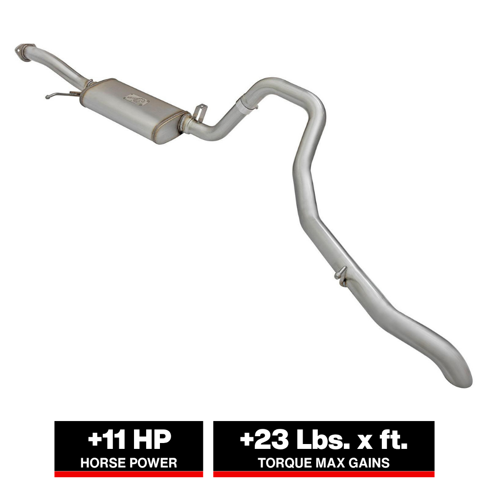 aFe MACH Force XP Exhaust Cat-Back 2.5in SS-409 01-19 Nissan Patrol L6 4.8L (4-Door Only)