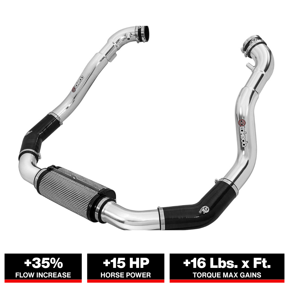 aFe Takeda Intake Stage-2 Polished Pro DRY S 09-17 Nissan 370Z V6 3.7L