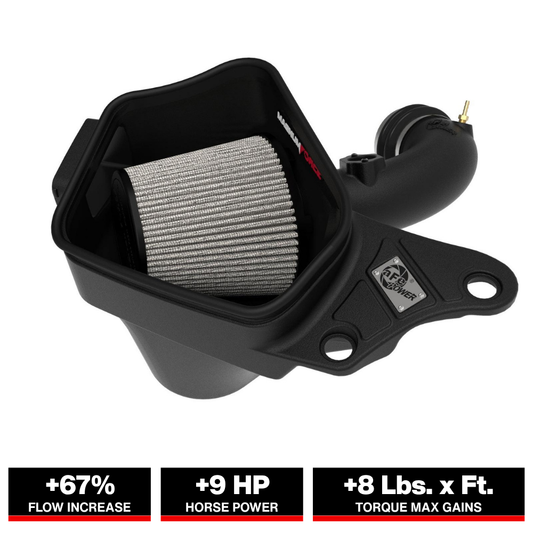 aFe POWER Magnum FORCE Stage-2 Pro Dry S Cold Air Intake System 06-13 BMW 3 Series L6-3.0L Non Turbo