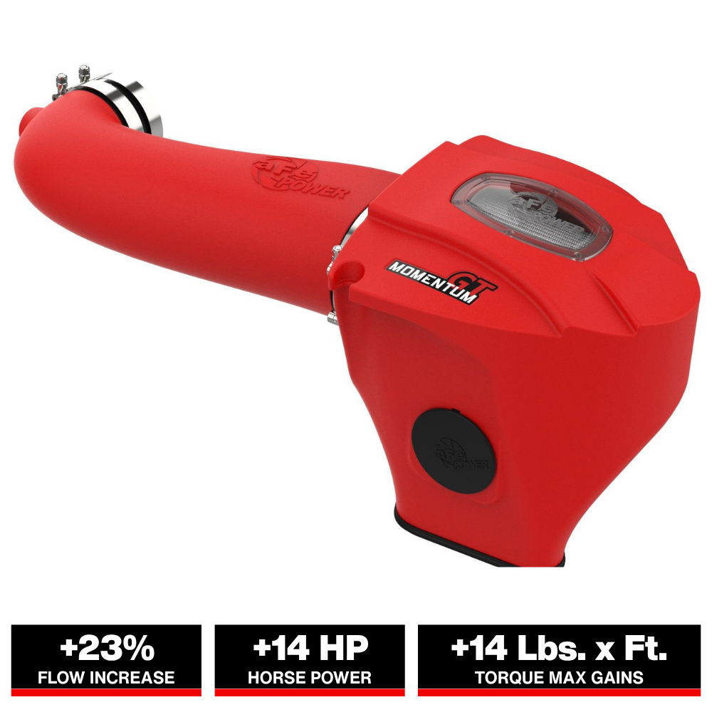 aFe Momentum GT Pro Dry S Stage-2 Intake System 11-15 Dodge Challenger / Charger R/T 5.7L HEMI - Red