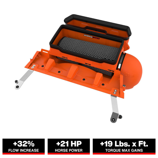 aFe 21-23 RAM 1500 TRX V8-6.2L SC Magnum FORCE Stage2 Orange Edition Cold Air Intake System w/Pro 5R