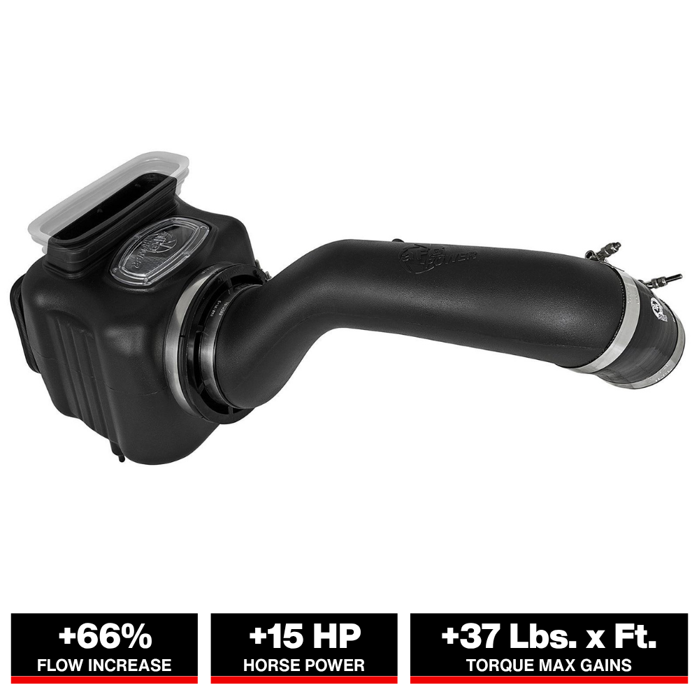 aFe Momentum HD Pro DRY S 2017 GM Diesel Trucks V8-6.6L Cold Air Intake System